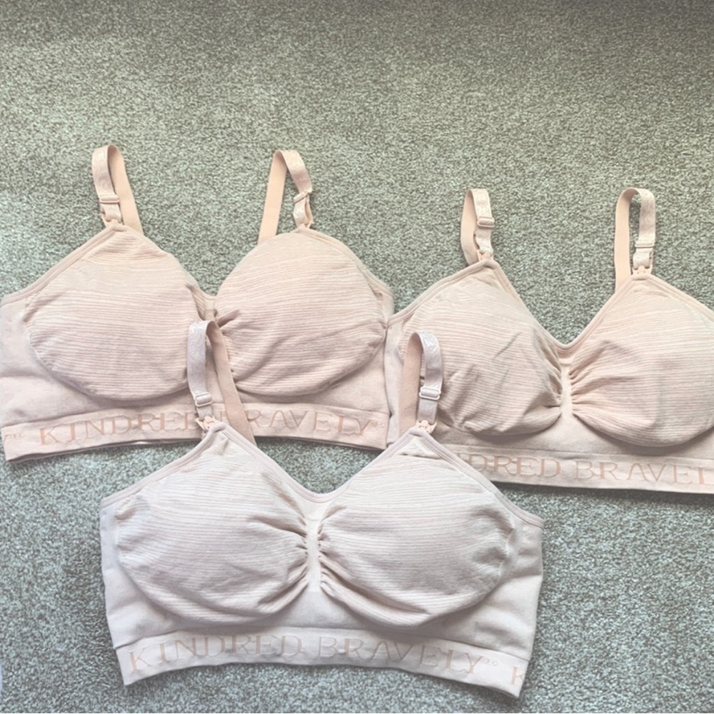 3 Kindred Bravely Sublime Pumping/nursing bras XL